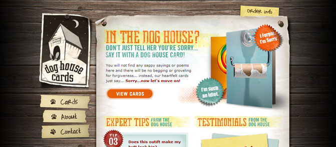 Dog House Cards